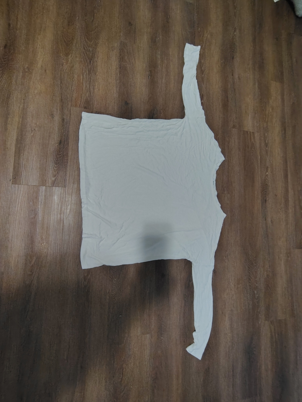 Piko 1988 White Long Sleeve Off-Shoulder Top